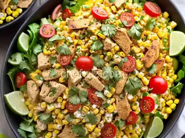 Mexican Street Corn-Chicken Salad