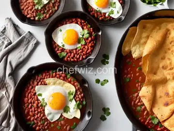 Mexican-Style Beans and Eggs