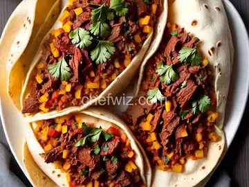 Mexican-Style Burritos With Machaca Guisada (Braised Dried-Beef) Recipe