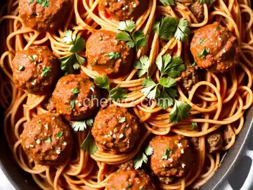 Mexican-Style Spaghetti and Meatballs