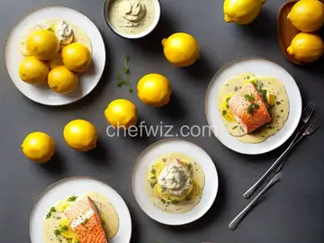 Meyer Lemon Cream Sauce for Salmon