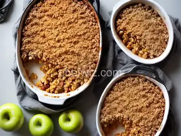 Microwave Apple Crisp