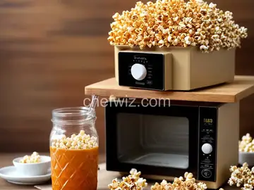 Microwave Caramel Popcorn