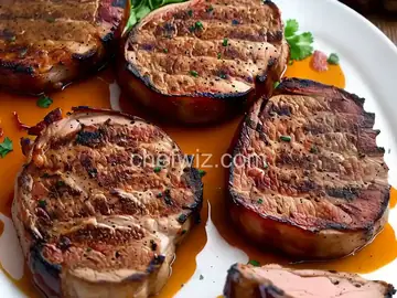 Mike's Bacon-Stuffed Grilled Pork Chops