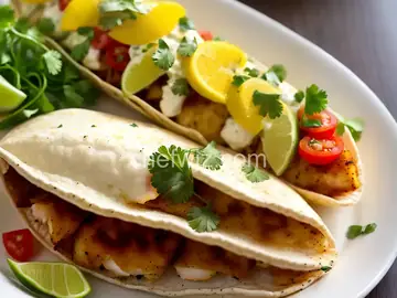 Mike's Baked Haddock Fish Tacos