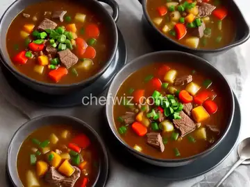 Mike's Negative Calorie Vegetable Beef Soup