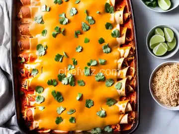 Mild Cheesy Chicken Enchiladas