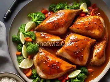 Mildly Sweet Whiskey Chicken