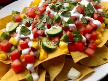Mile-High Nachos with Homemade Salsa
