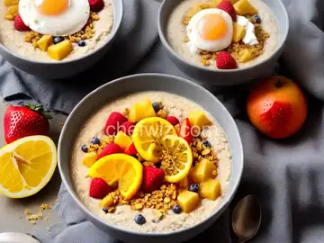 Millet Breakfast Porridge with Fruit