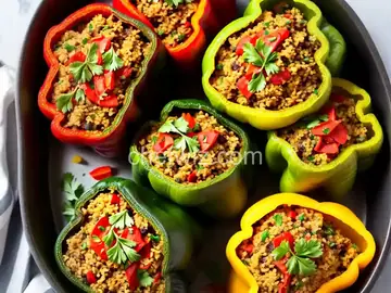 Millet-Stuffed Peppers