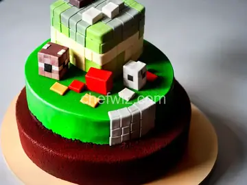 Minecraft Cake