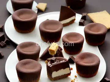 Mini Chocolate Cheesecakes with Graham Cracker Crust