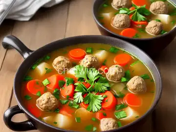 Mini Meatball Soup