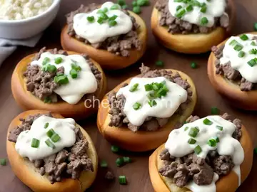 Mini Philly Cheesesteaks