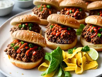 Mini Sloppy Joes with Pulled Pork