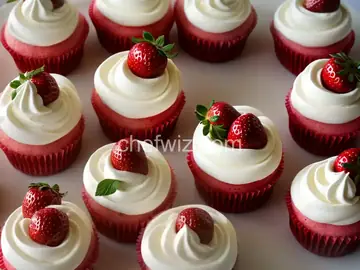Mini Strawberry Princess Cakes
