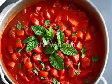 Mint-Tomato Sauce for Lamb