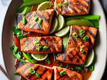 Miso-Ginger Marinated Grilled Salmon