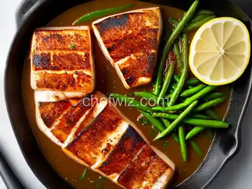Miso-Glazed Broiled Halibut