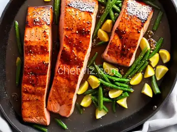 Miso-Glazed Salmon Steaks