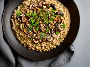 Miso-Mushroom Risotto