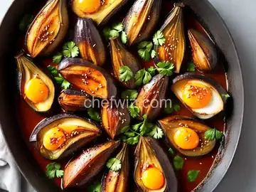 Miso-Roasted Chinese Eggplants