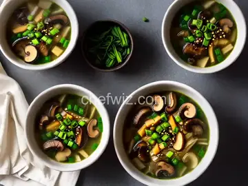 Miso Soup with Shiitake Mushrooms