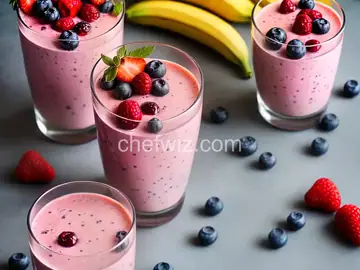 Mixed Berries and Banana Smoothie