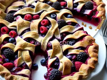 Mixed Berry Pie (Made with Frozen Berries) Recipe