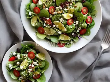 Mixed Green Salad with Sherry Vinaigrette