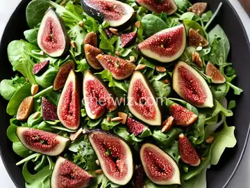 Mixed Greens Salad with Figs and Herbs