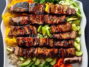 Mixed Korean Grill with Two Marinades: Bulgoki