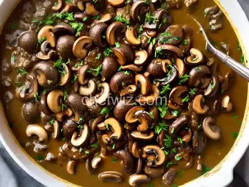 Mixed-Mushroom and Tarragon Gravy