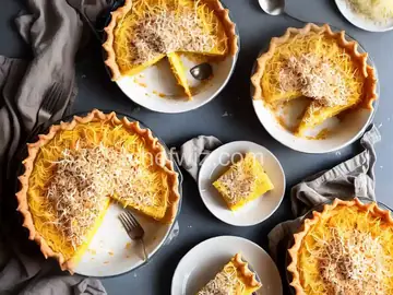 Mock Coconut Pie (Spaghetti Squash Pie)