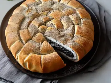 Mohnstriezel (German Poppy Seed Roll)