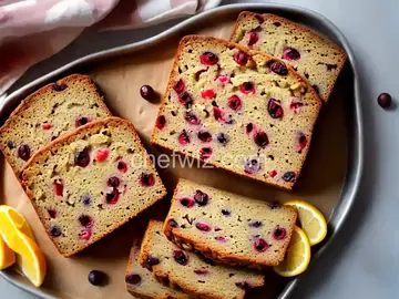 Moist Cranberry Orange Bread