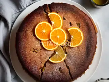 Moist Orange Cake with Olive Oil