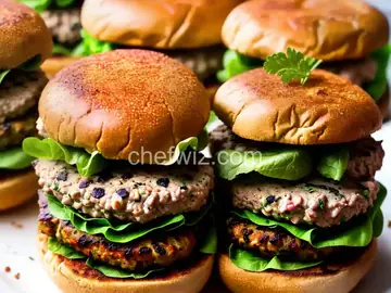 Moist Spicy Turkey Burgers