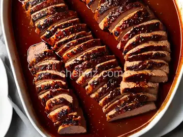 Molasses-Glazed Pork Tenderloin