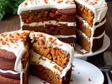 Molly's Carrot Cake with Spiced Cream Cheese Frosting