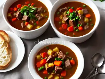 Mom and Micki's Beef Shank Vegetable Soup