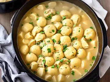 Mom's Chicken and Dumplings (Slow Cooker Version)