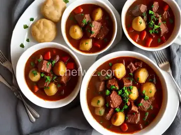 Mom's Hearty Beef Stew with Dumplings