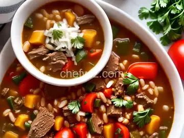 Mom's Italian Beef Barley Soup