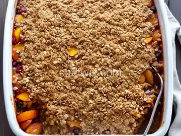 Mom's Peach Crisp