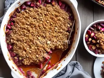 Mom's Rhubarb Crisp