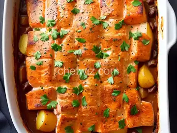 Mom's Salmon and Potato Bake