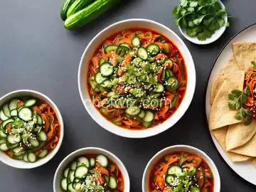 Mom's Spicy Cucumber Kimchee