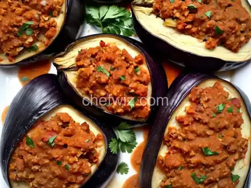 Mom's Stuffed Eggplant